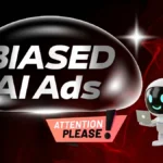 Chart showing the impact of AI ads on small businesses, highlighting potential bias.