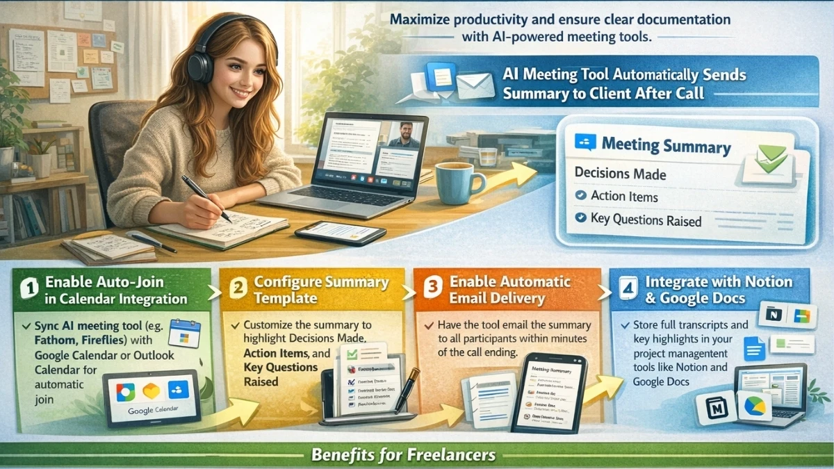 The Best AI Meeting Transcription Tool for Remote Workers in 2026 Is the One That Disappears Into Your Workflow 2 How Freelancers Are Using AI Meeting Tools to Turn Client Calls Into Billable Documentation