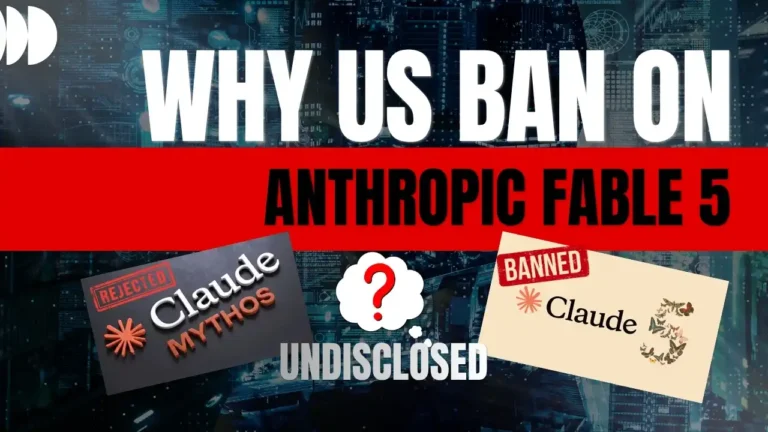 Breaking news analysis regarding the US ban on Anthropic Fable 5 and Claude Mythos 5 due to government national security export control directives.