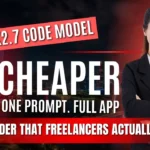 Complete Kimi K2.7 code model review and tutorial showing freelancers how to generate a full app with one prompt.