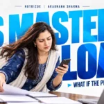 US master's education loan backup plan for Indian families weighing visa refusal, delayed US work, and repayment, discussed by Aradhana Sharma on NutriZoe.